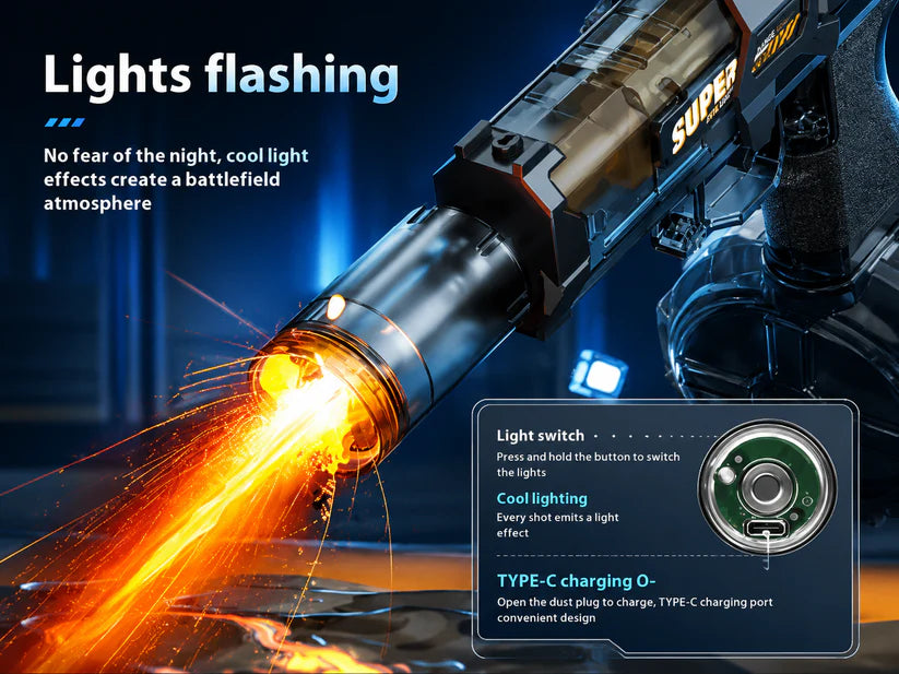 DEALZEN LIGHT WATER GUN FOR KIDS