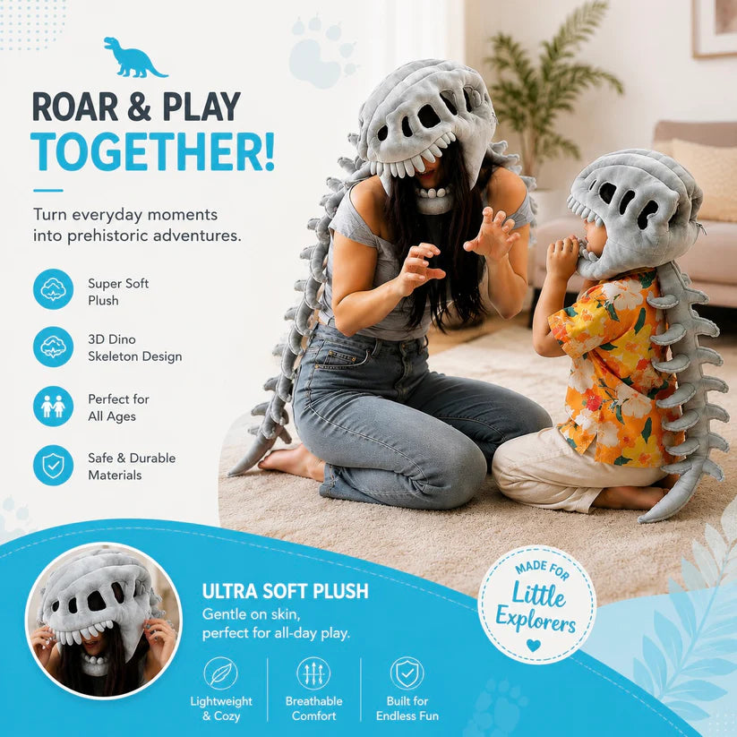 DEALZEN 3 D DINOSAUR SKELETON COSTUME