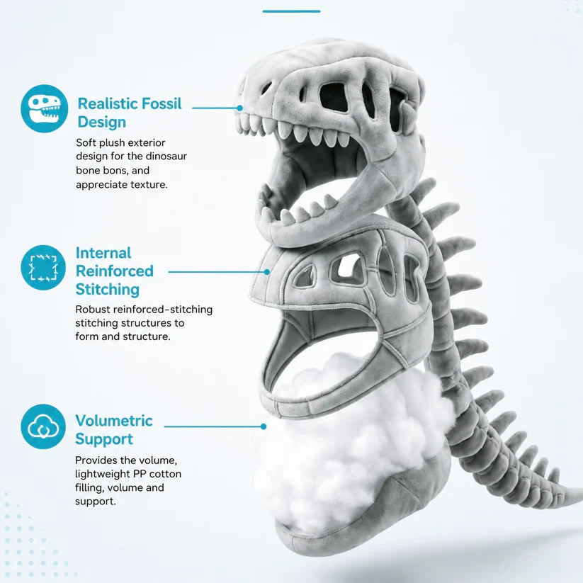 DEALZEN 3 D DINOSAUR SKELETON COSTUME