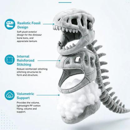 DEALZEN 3 D DINOSAUR SKELETON COSTUME
