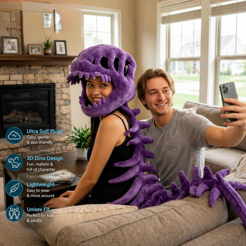 DEALZEN 3 D DINOSAUR SKELETON COSTUME