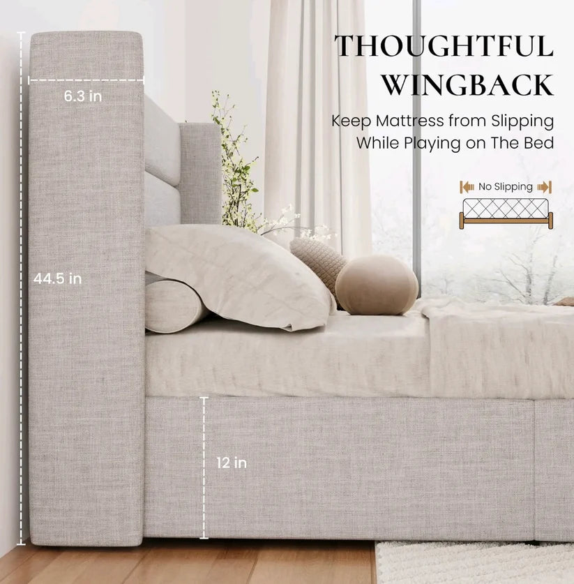 DEALZEN STORAGE BED