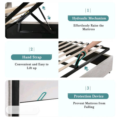 DEALZEN STORAGE BED