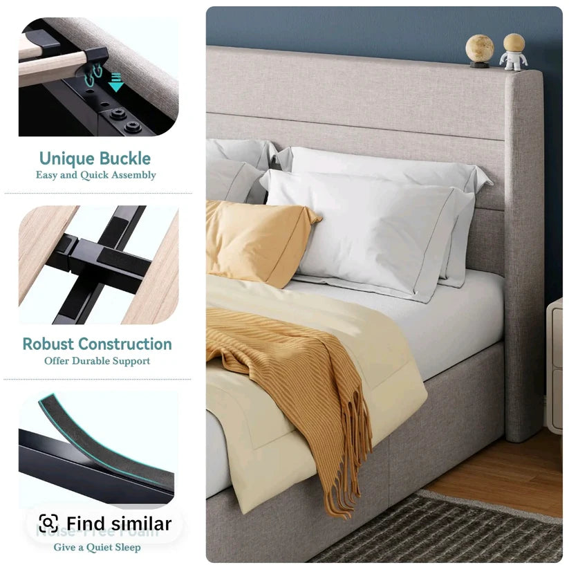 DEALZEN STORAGE BED